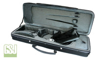 Load image into Gallery viewer, GSJ Styro Oblong Violin Case 4/4 Black/Grey &amp; Grey/Grey 4/4