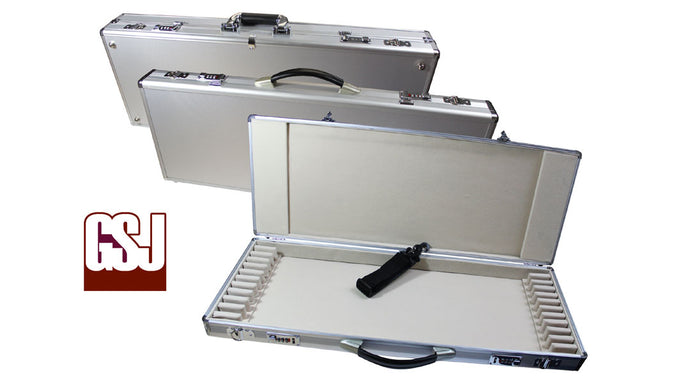 GSJ Silver Alloy Bow Case  - 24 BOWS