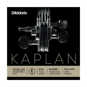 Kaplan Violin E 4/4 Gold Ball/Loop