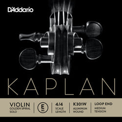 Golden Spiral Solo (Alum) Violin E Loop