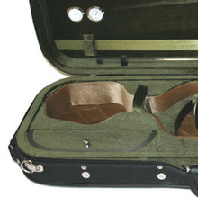 Load image into Gallery viewer, Oblong Violin Case 4/4 black/red, blue/blue, black/green