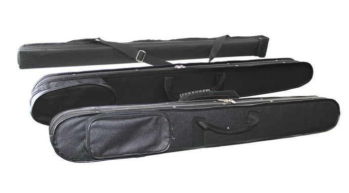 GSJ Single Violin  Bow Case Black, Blue and Red
