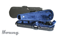 Load image into Gallery viewer, Shaped Violin Case 4/4 black/red or blue/blue (3/4 &amp; 1/2 Blk/Red only)