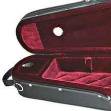 Load image into Gallery viewer, Shaped Violin Case 4/4 black/red or blue/blue (3/4 &amp; 1/2 Blk/Red only)