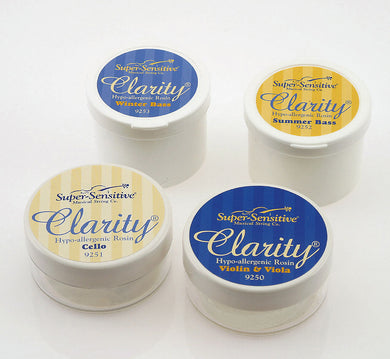 Clarity Bass Rosin Summer & Winter in Clear