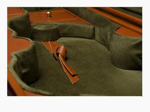 Negri Diplomat Leather Violin 4/4 COGNAC/OLIVE VELVET