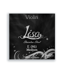 Lisa Violin E Stainless 4/4 Soft/Med/Orchestral (Orchestral = Hard)