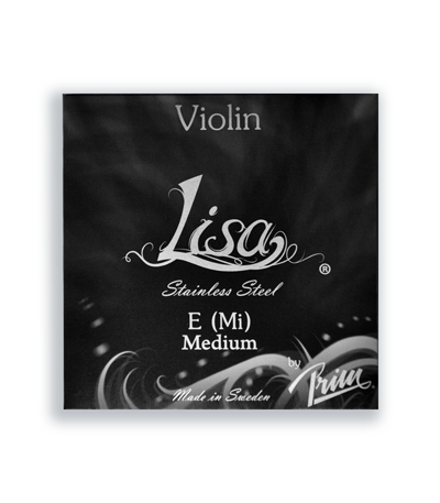 Lisa Violin E Stainless 4/4 Soft/Med/Orchestral (Orchestral = Hard)